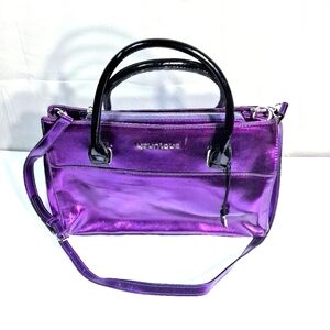 Wild Younique Shiny Neon Purple Boho Hobo Hippie Shoulder/Handbag Purse